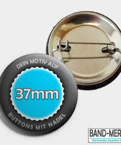 37mm buttons mit Nadel
