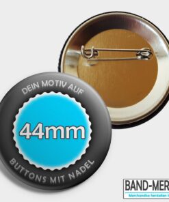 44mm Buttons mit Nadel