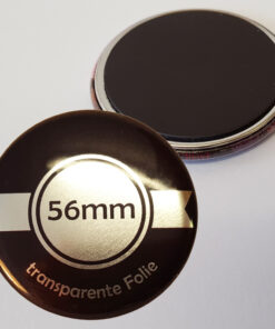 56mm Silber Buttons mit Magnet