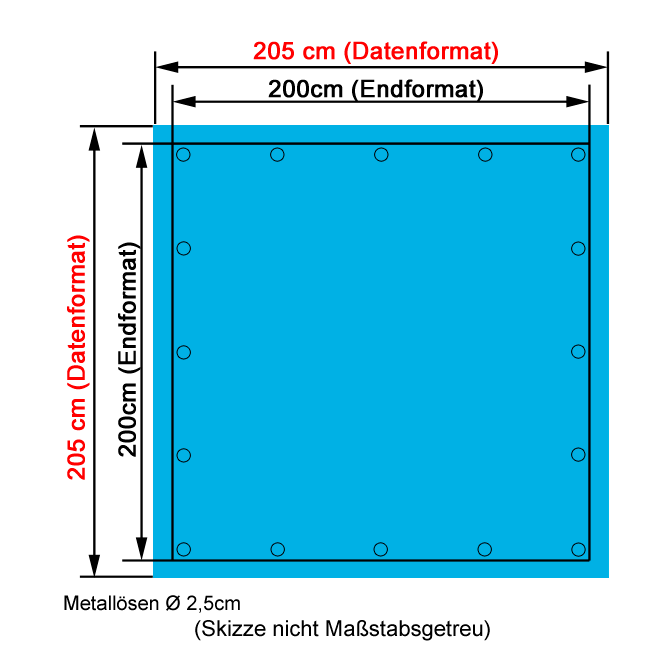 Pvc Banner 2x2m Mit Deinem Motiv Bedruckt Versandkostenfrei