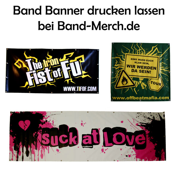 Band Banner drucken lassen